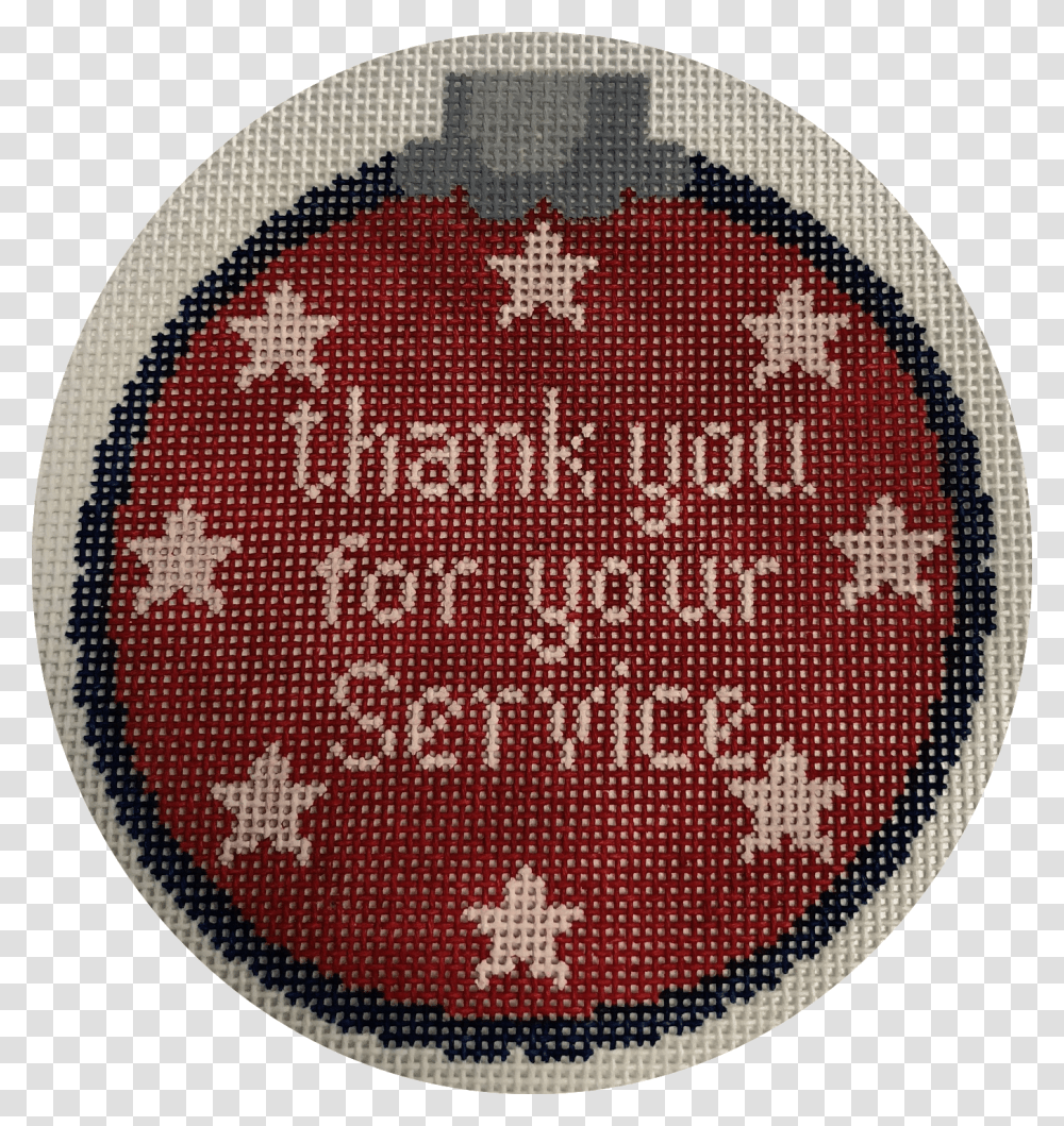 Thank You For Your Service Round Piensa En Toda La Belleza Que An Hay A Tu Alrededor, Rug, Logo, Pattern Transparent Png