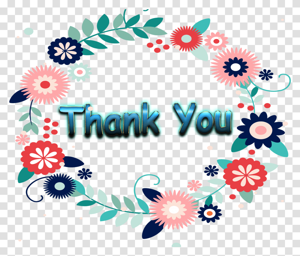 Thank You Free Pic, Floral Design, Pattern Transparent Png