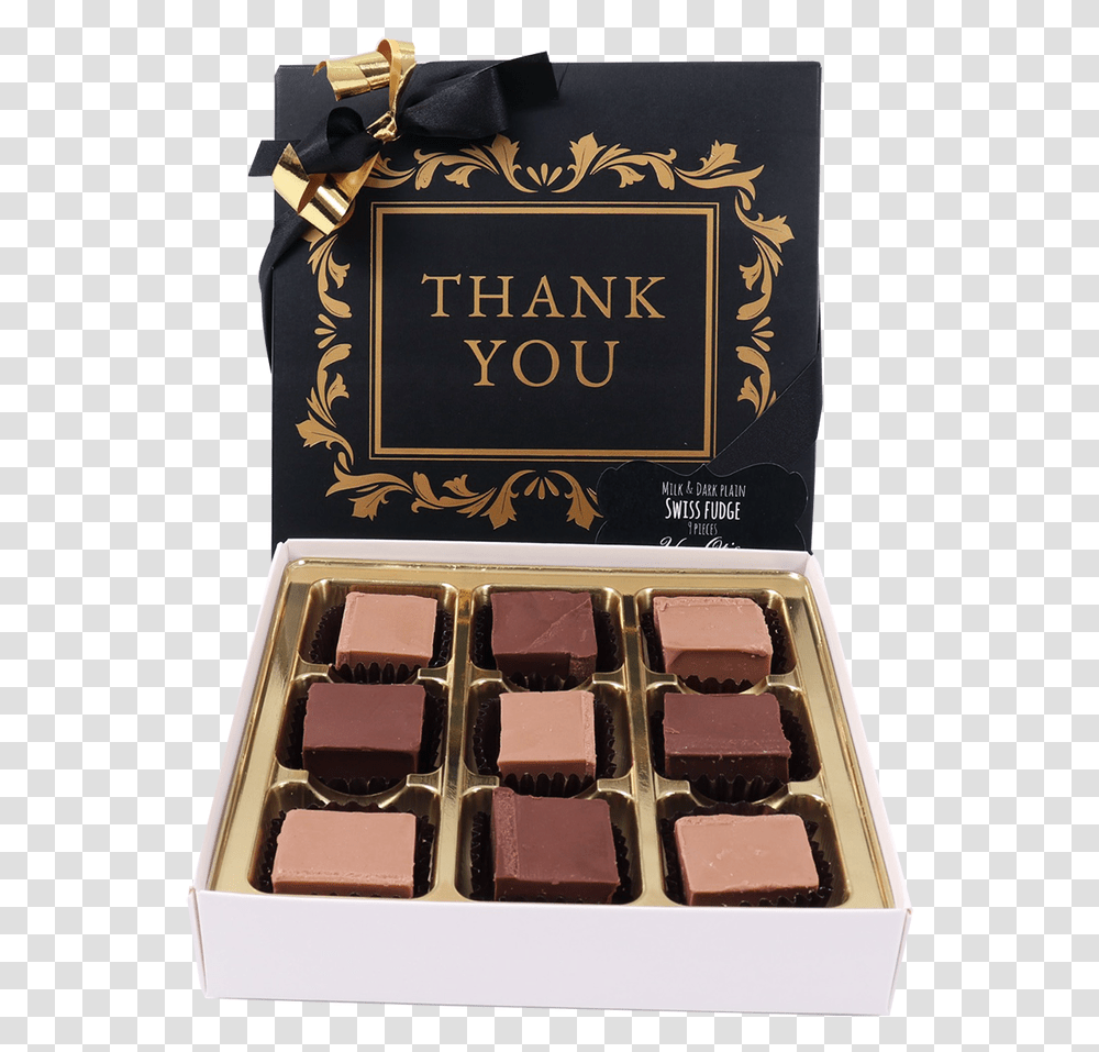 Thank You Gift Box Eye Shadow, Fudge, Chocolate, Dessert, Food Transparent Png