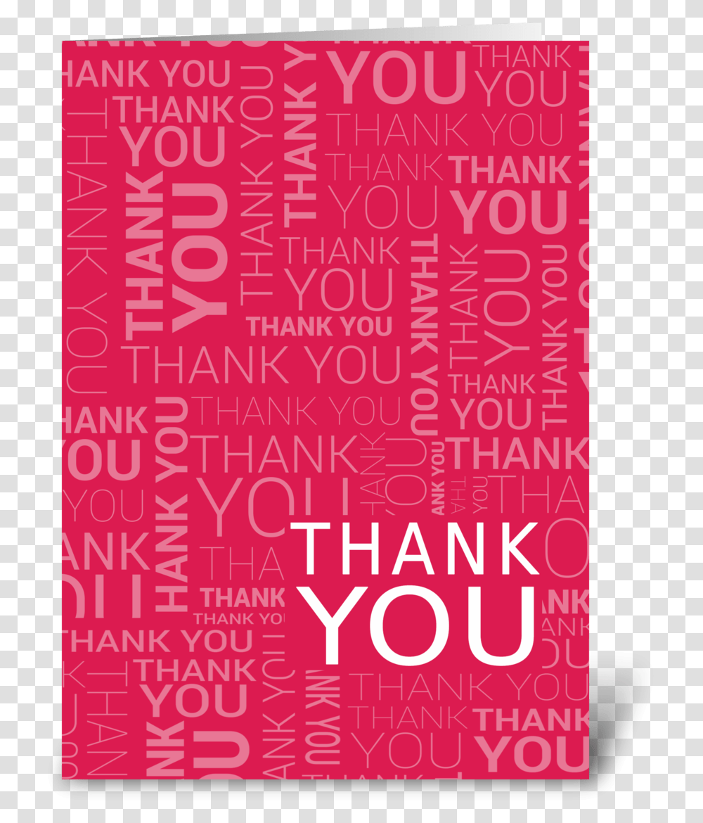 Thank You Greeting Card Graphic Design, Word, Advertisement, Poster Transparent Png