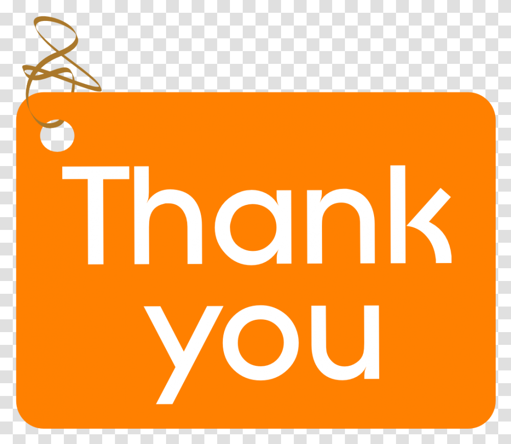 Thank You Image Thank You In Orange, Label, Plant, Alphabet Transparent Png