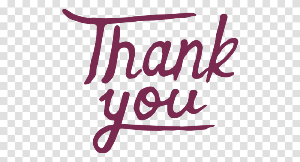 Thank You Images Calligraphy, Alphabet, Word, Handwriting Transparent Png