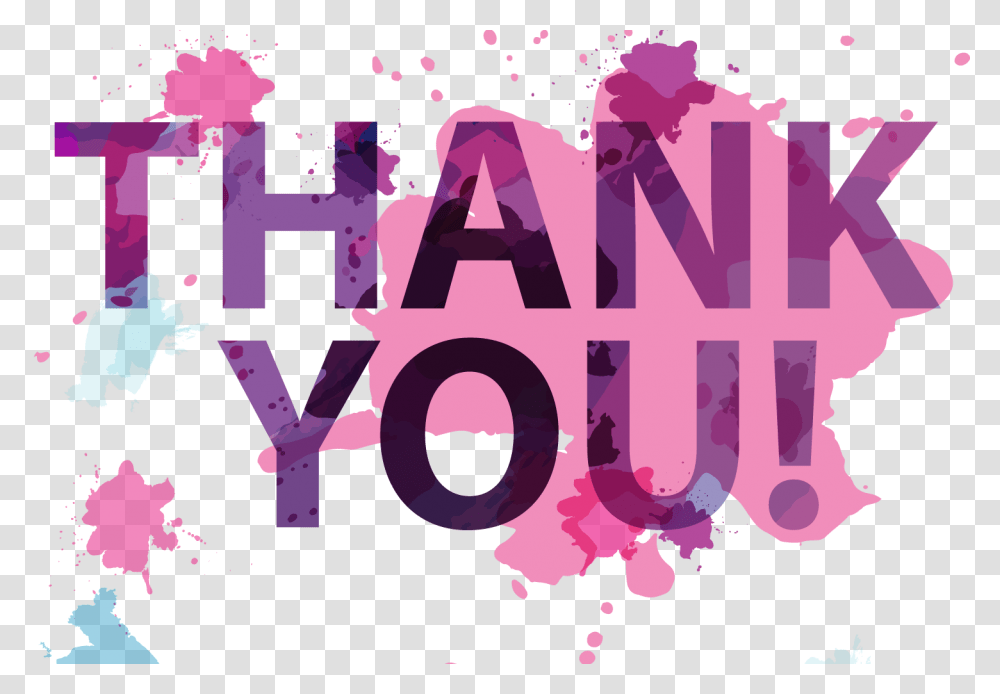Thank You Images, Purple, Poster, Advertisement Transparent Png