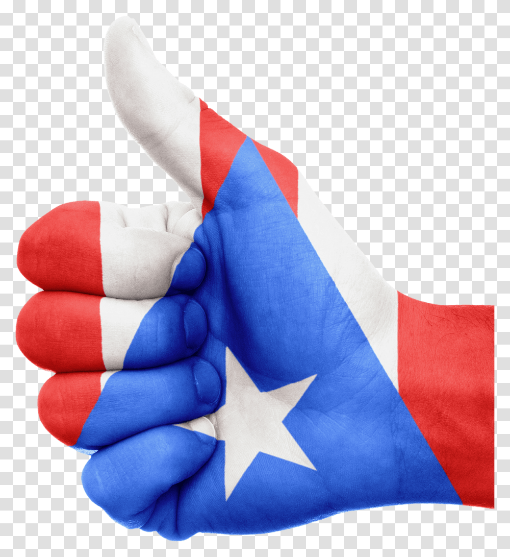Thank You Puerto Rico, Flag, Person, Human Transparent Png