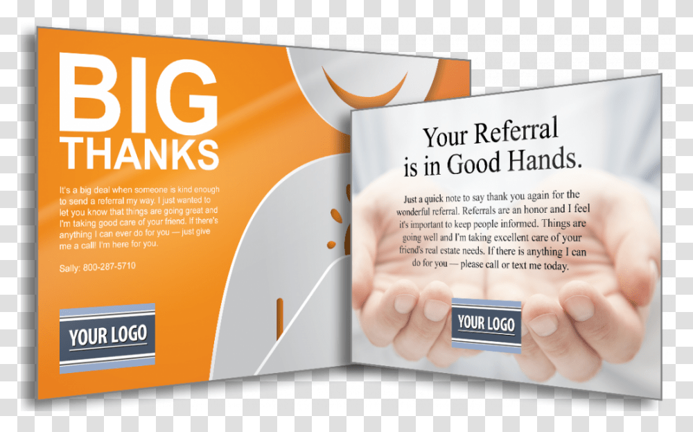 Thank You Real Estate Postcard, Flyer, Poster, Paper, Advertisement Transparent Png