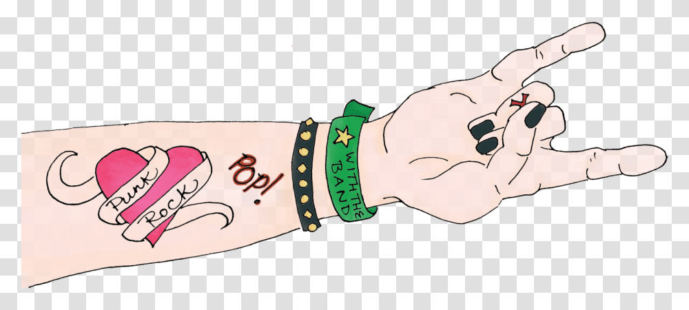 Thank You So Much Punk, Hand, Wrist, Arm, Accessories Transparent Png