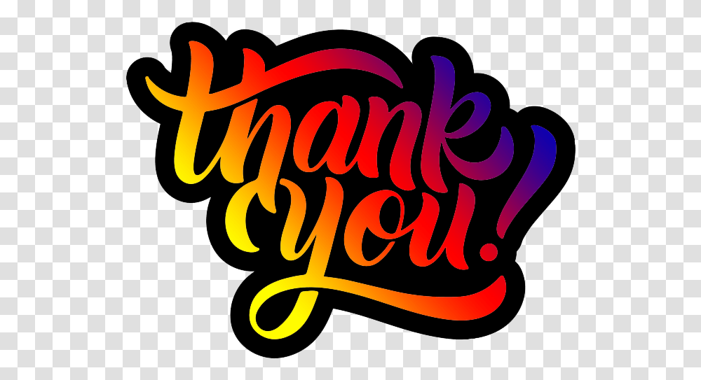 Thank You Stylish Words No Background Calligraphy, Alphabet, Handwriting, Label Transparent Png