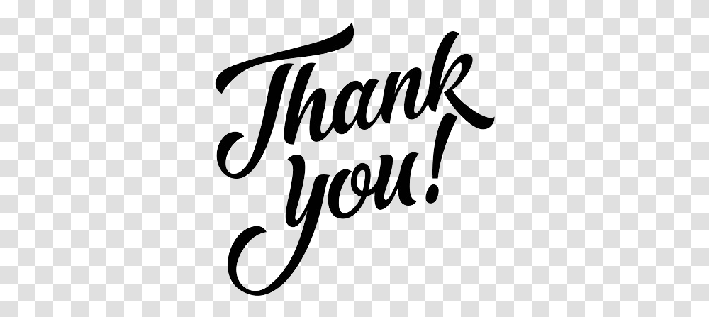 Thank You, Calligraphy, Handwriting, Bow Transparent Png