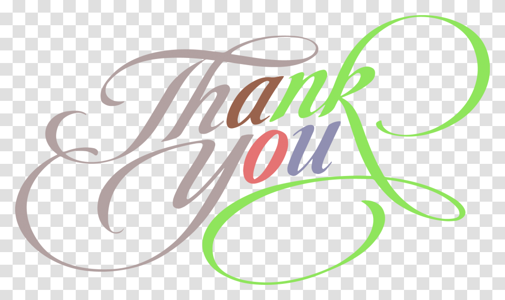 Thank You, Calligraphy, Handwriting, Label Transparent Png