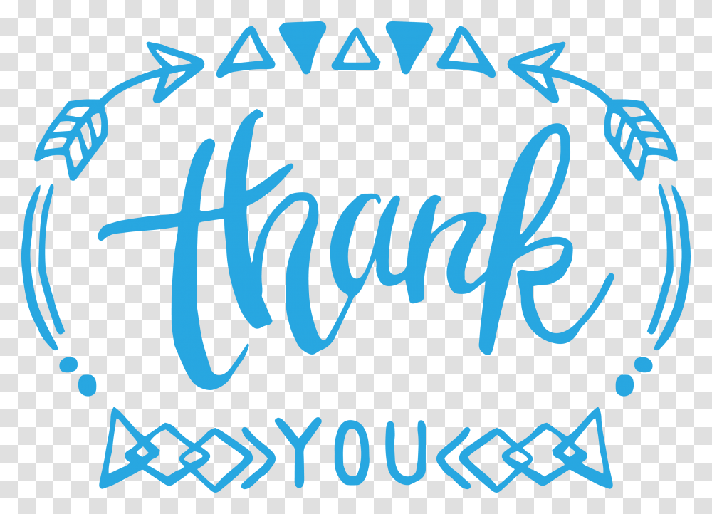 Thank You, Handwriting, Calligraphy, Letter Transparent Png