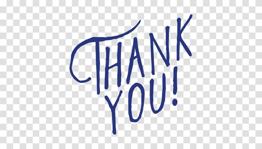 Thank You, Handwriting, Word, Calligraphy Transparent Png