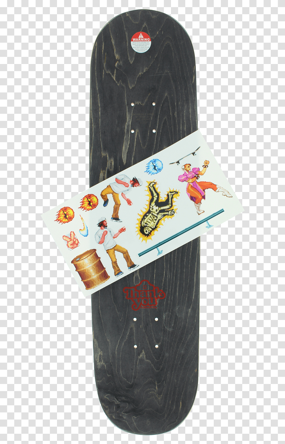 Thank You Torey Pudwill Fighter Skateboard Deck Skateboard Deck, Person, Advertisement, Paper Transparent Png