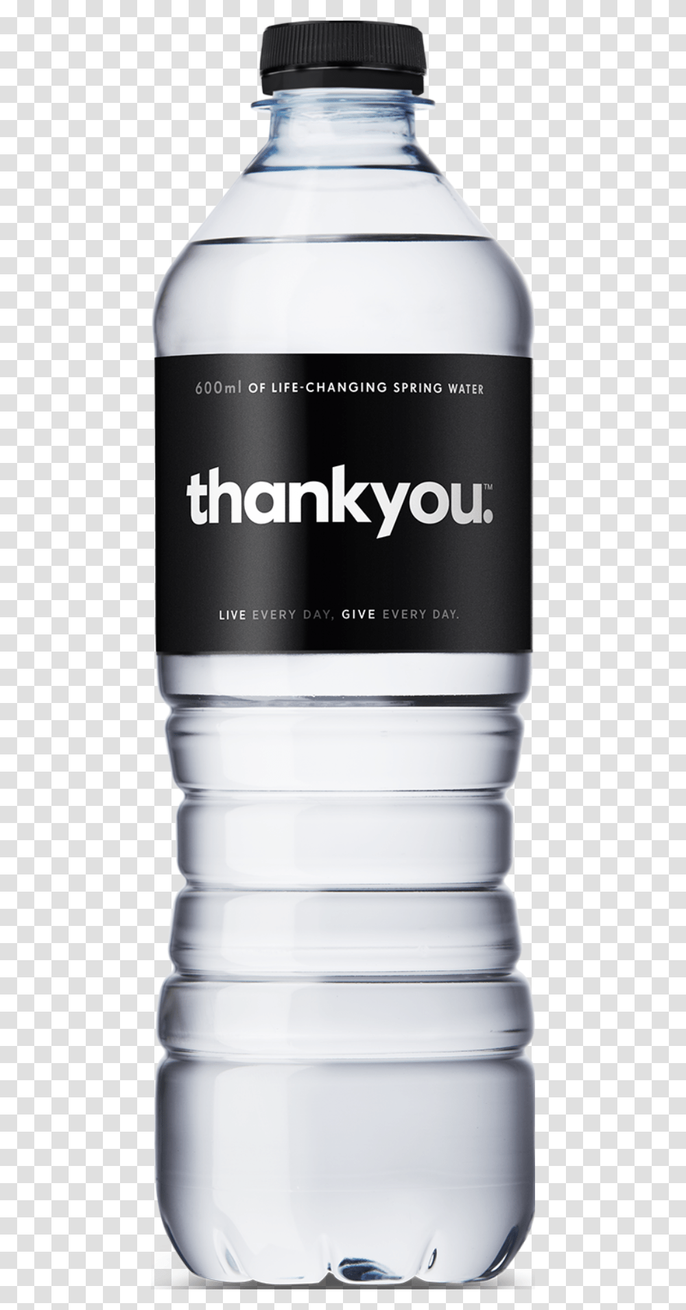 Thank You Water Bottle, Cosmetics, Shaker, Aftershave, Deodorant Transparent Png