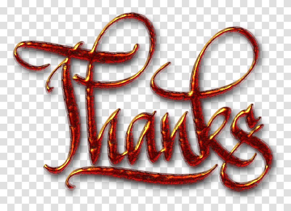 Thanks Textured Digital Calligraphy Clip Arts Clipart Thanks Word Art, Neon, Light, Alphabet, Diwali Transparent Png