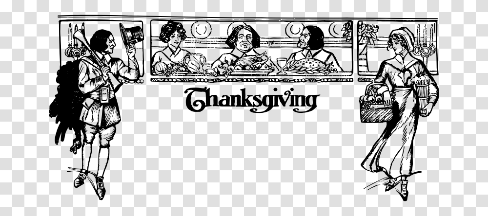 Thanksgiving Banner Cartoon, Gray, World Of Warcraft Transparent Png