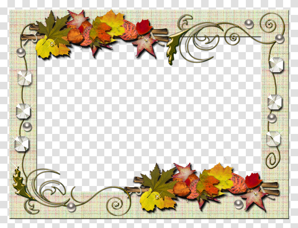 Thanksgiving Border Good Night Miss U, Leaf, Plant, Tree, Maple Transparent Png