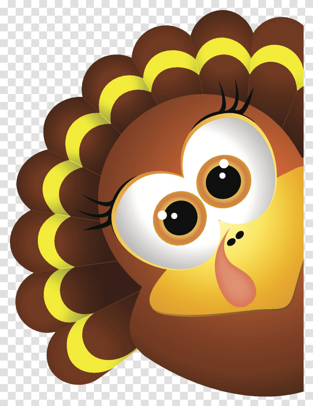 Thanksgiving Cartoons Turkey With Santa Hat, Animal, Bird, Poultry, Fowl Transparent Png