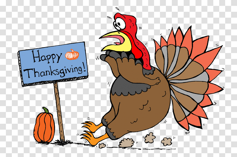 Thanksgiving Clip Art Cartoon, Fowl, Bird, Animal, Poultry Transparent Png