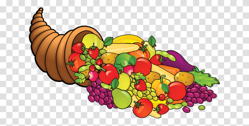 Thanksgiving Cornucopia Clipart, Plant, Fruit, Food, Grapes Transparent Png