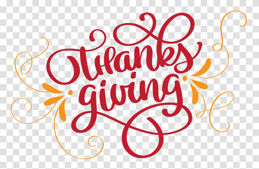Thanksgiving Day Free Download Calligraphy, Text, Label, Alphabet, Handwriting Transparent Png