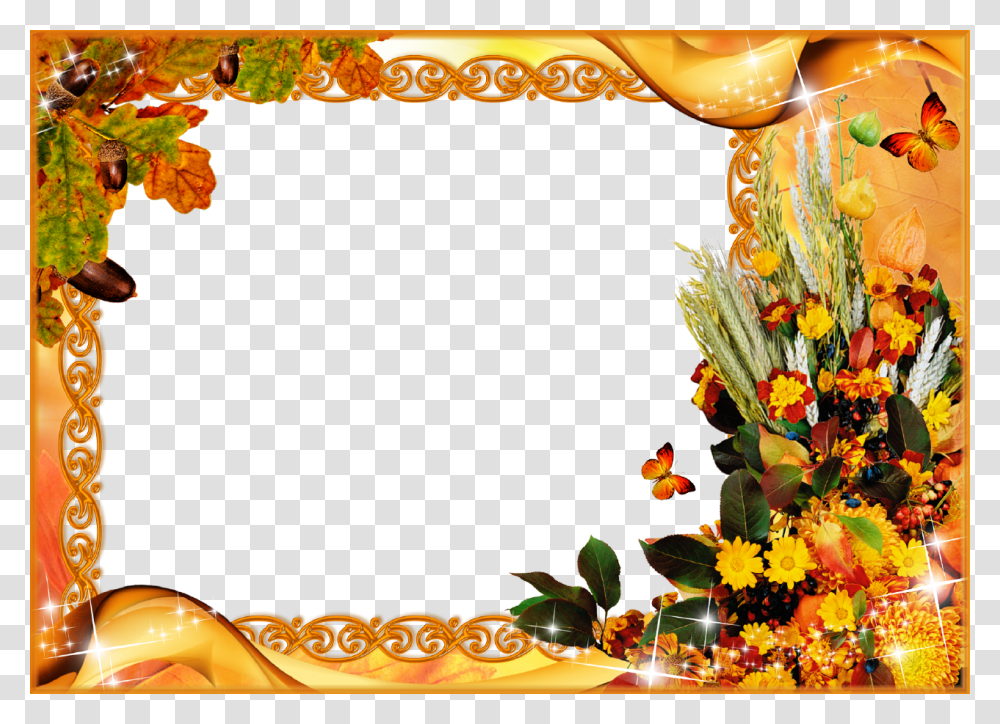 Thanksgiving Frame, Plant, Flower, Flower Arrangement Transparent Png