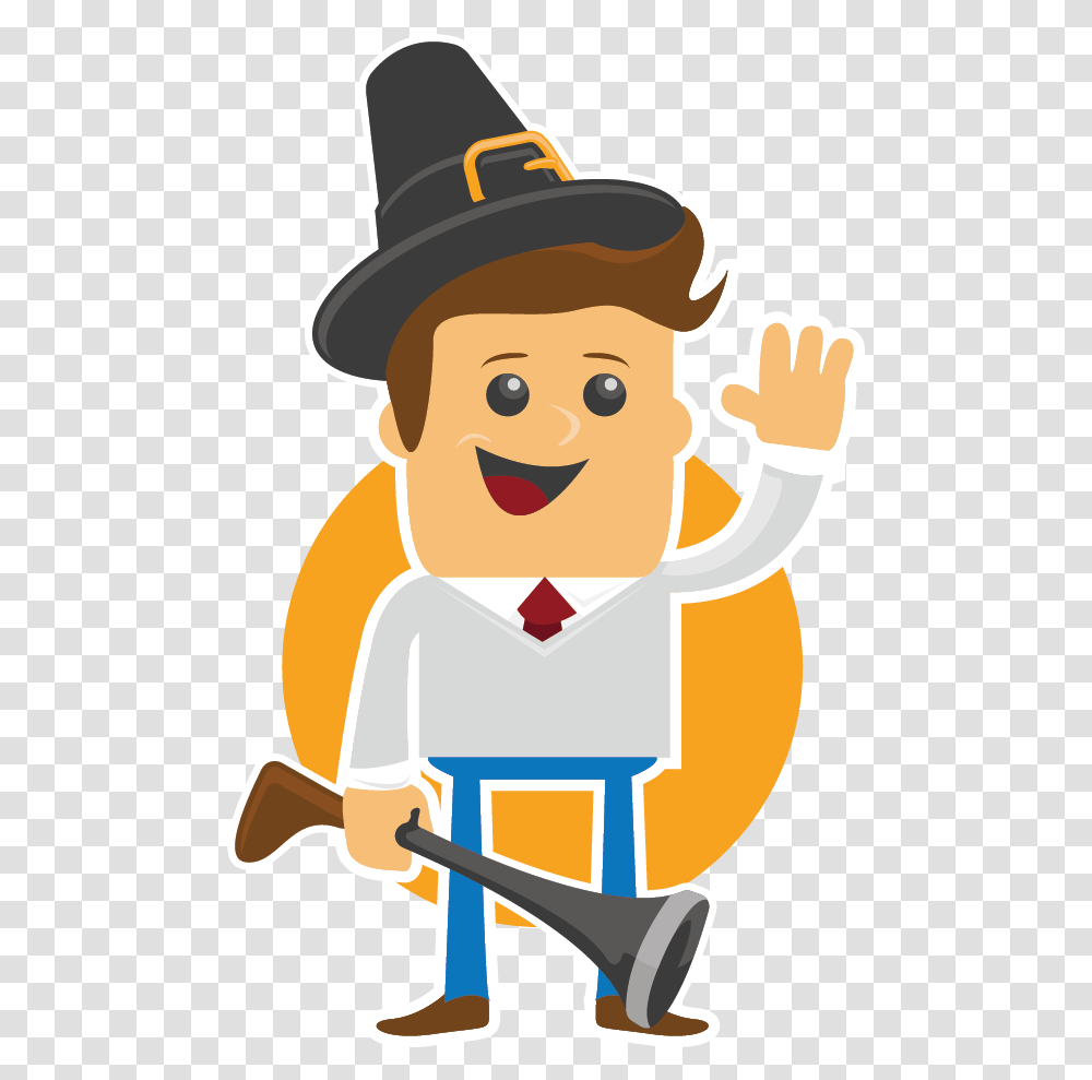 Thanksgiving Hat Cartoon, Outdoors, Mascot Transparent Png