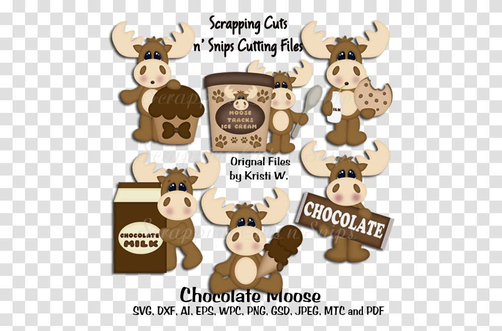 Thanksgiving Moose Clipart Free Library Chocolate, Food, Cream, Dessert, Halloween Transparent Png