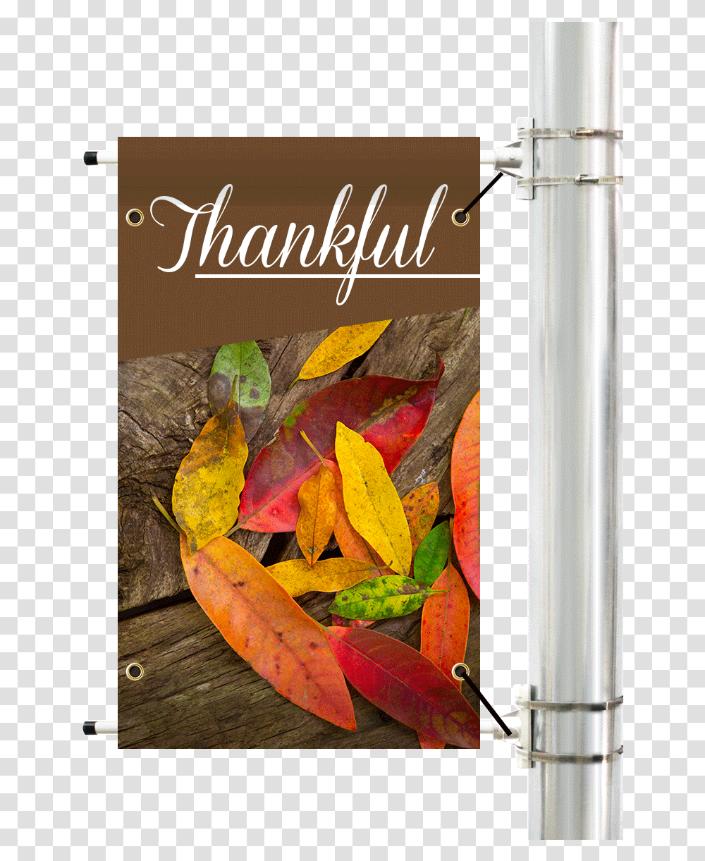 Thanksgiving Pole Banner Poster, Leaf, Plant, Tree, Advertisement Transparent Png