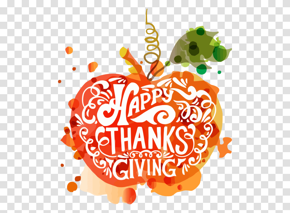 Thanksgiving Text Ornament Heart For Happy, Plant, Food, Fruit Transparent Png
