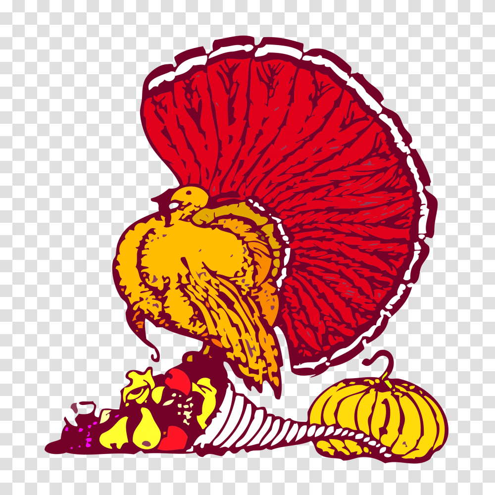 Thanksgiving Turkey And Harvest Icons, Animal, Flower, Plant, Blossom Transparent Png