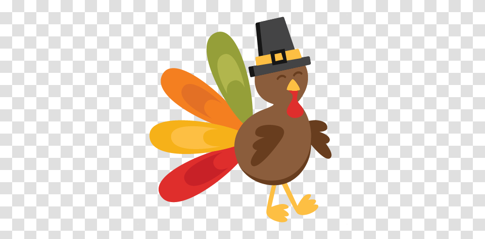 Thanksgiving Turkey Scrapbook Cute Clipart, Apparel, Animal, Bird Transparent Png