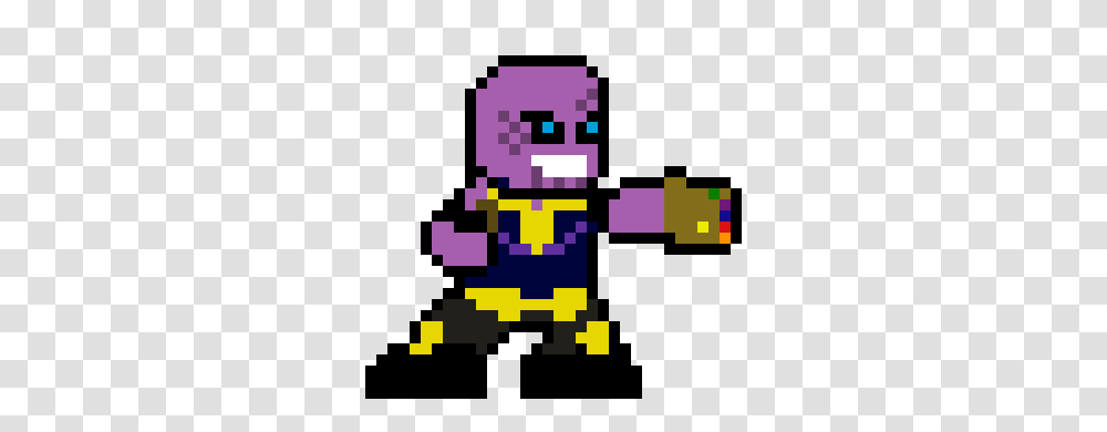 Thanos Attack, Pac Man, Super Mario Transparent Png