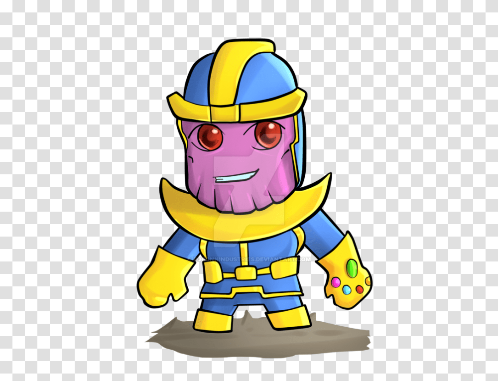 Thanos Chibi For Print, Fireman, Toy, Helmet Transparent Png