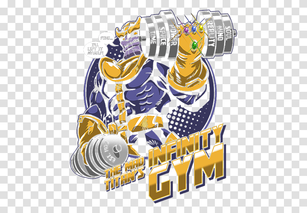 Thanos Comics Gym Workout Greeting Card Thanos Gym, Book, Advertisement, Poster Transparent Png