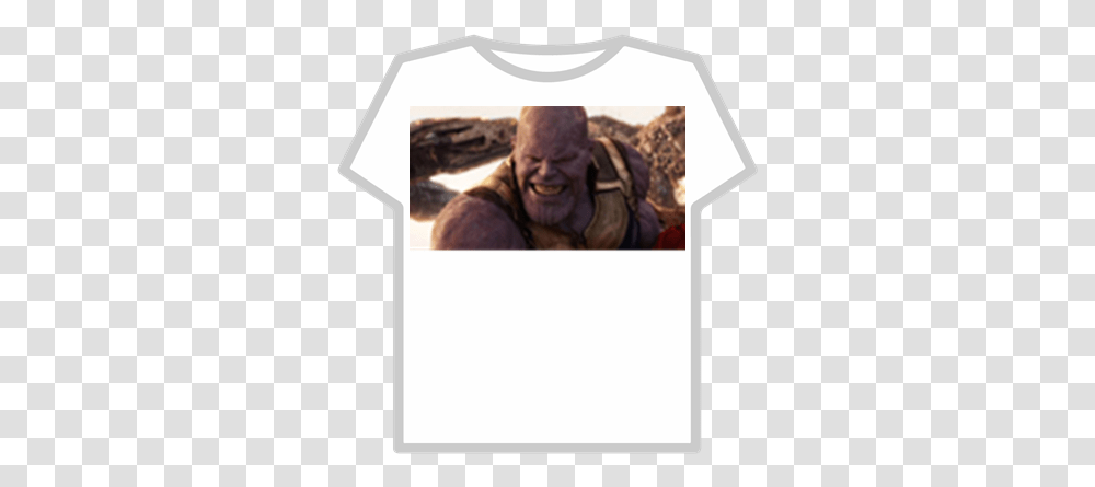 Thanos Face Roblox Infinity War Thanos Smiling, Person, Head, Portrait, Photography Transparent Png