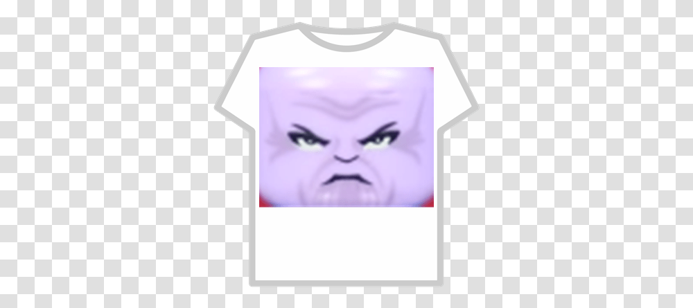 Thanos Face Supernatural Creature, Clothing, Apparel, T-Shirt, Dye Transparent Png