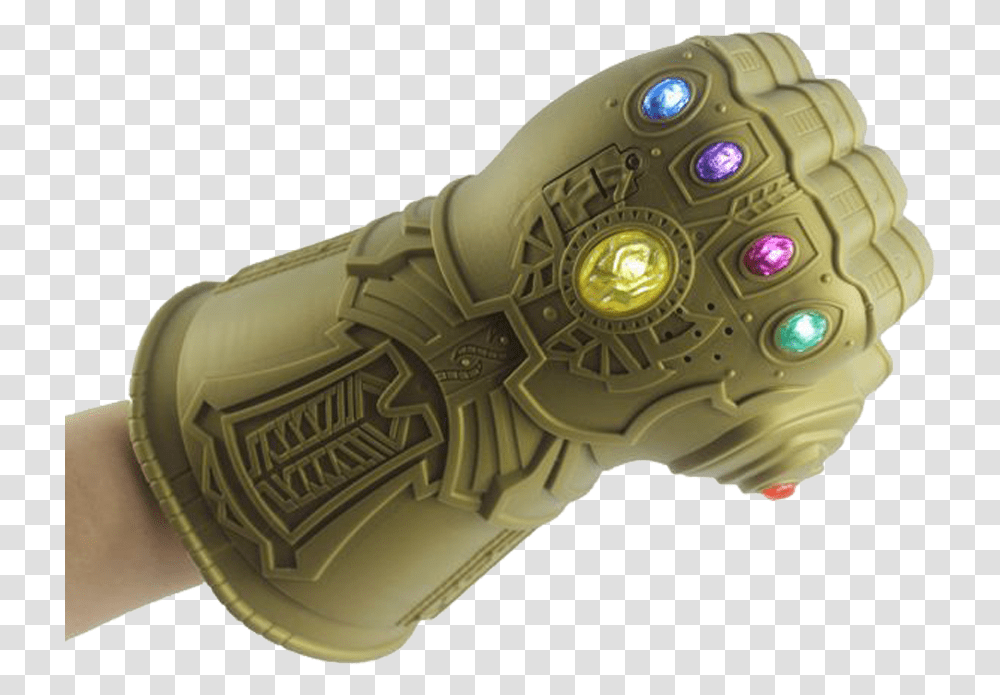 Thanos Glove Hero Attack Toy For Kids With Gemstone Light Boot, Clothing, Apparel, Footwear, Shoe Transparent Png