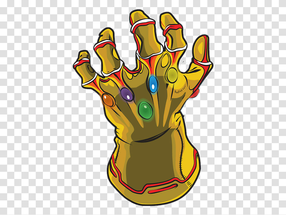 Thanos Sticker, Apparel, Hand, Glove Transparent Png