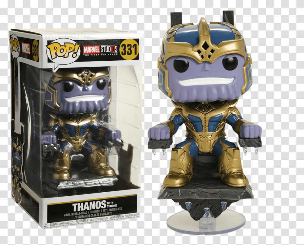 Thanos W Throne Marvel Studios Funko Pops, Robot, Toy Transparent Png