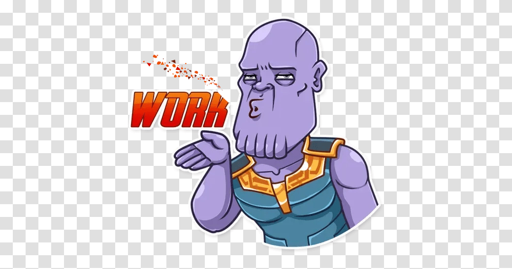 Thanos Whatsapp Stickers Stickers Cloud Cartoon, Hand, Label, Text, Fist Transparent Png