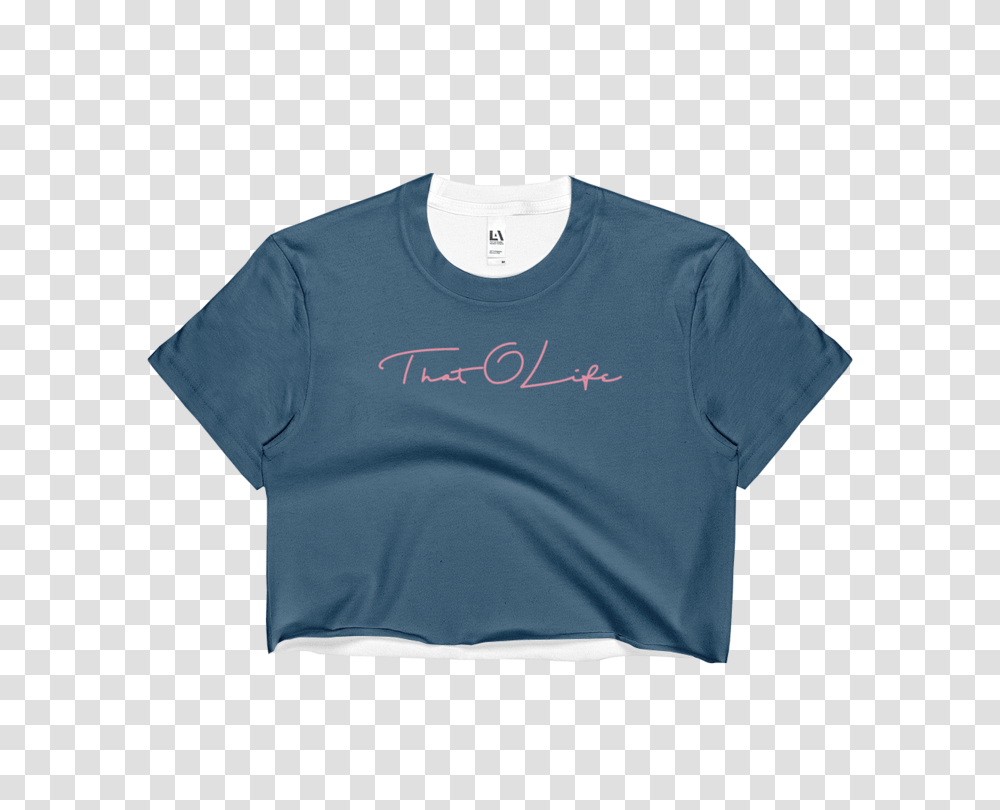 That O Life Signature Crop Top Oceanairs Republic, Apparel, Sleeve, T-Shirt Transparent Png