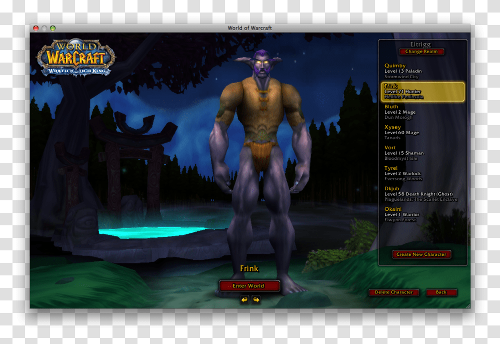 That's A Picture Of My Wow Character Frink World Of Warcraft, Person, Human Transparent Png