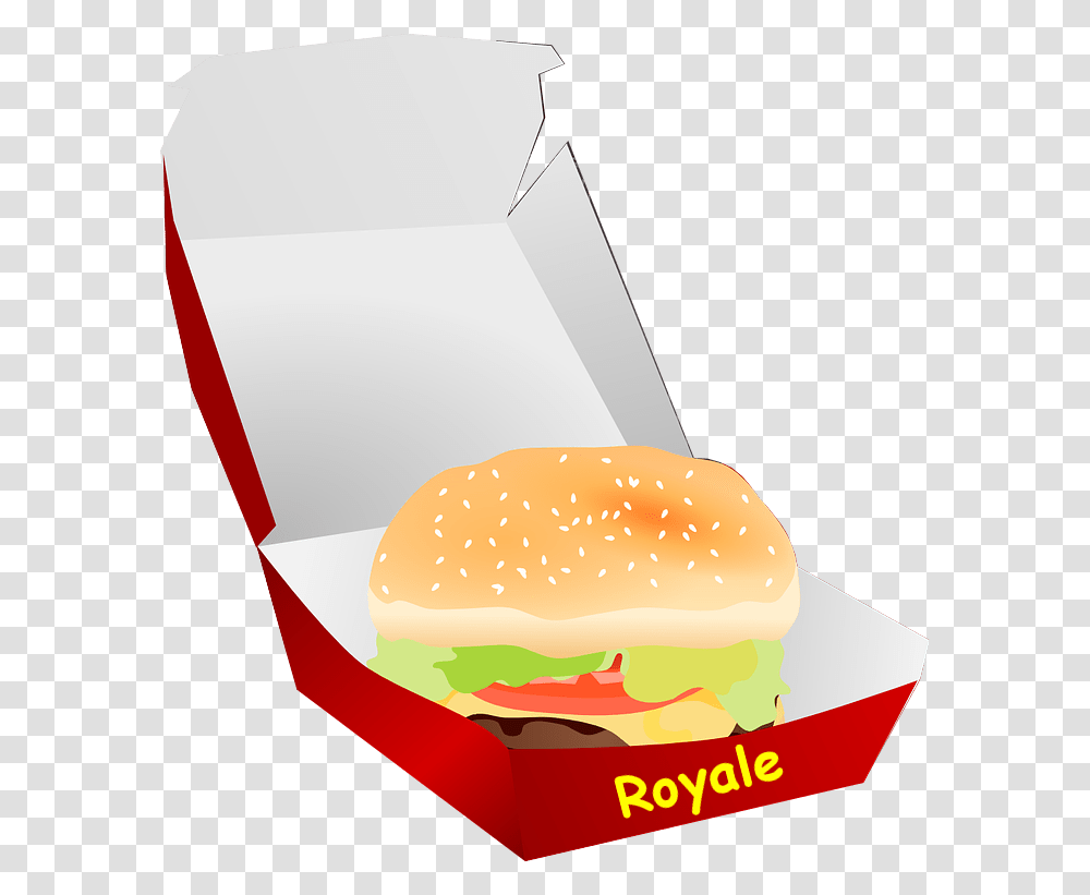 That Vincent S French Friend Fabienne Went To The Fast Food, Burger, Bun, Bread, Lunch Transparent Png