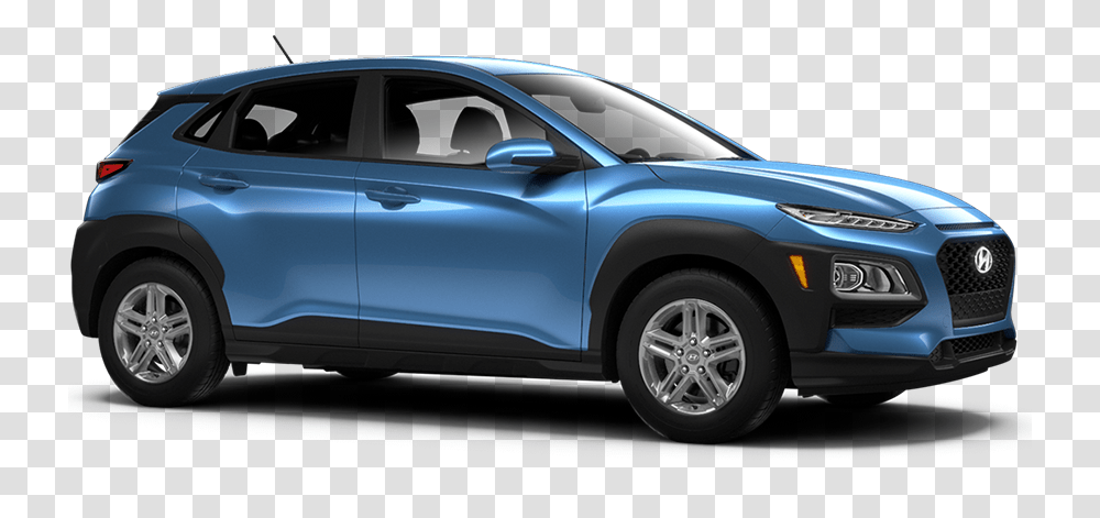 The 10 Cheapest New Crossovers And Suvs Of 2018 2018 Surf Blue Hyundai Kona, Car, Vehicle, Transportation, Automobile Transparent Png