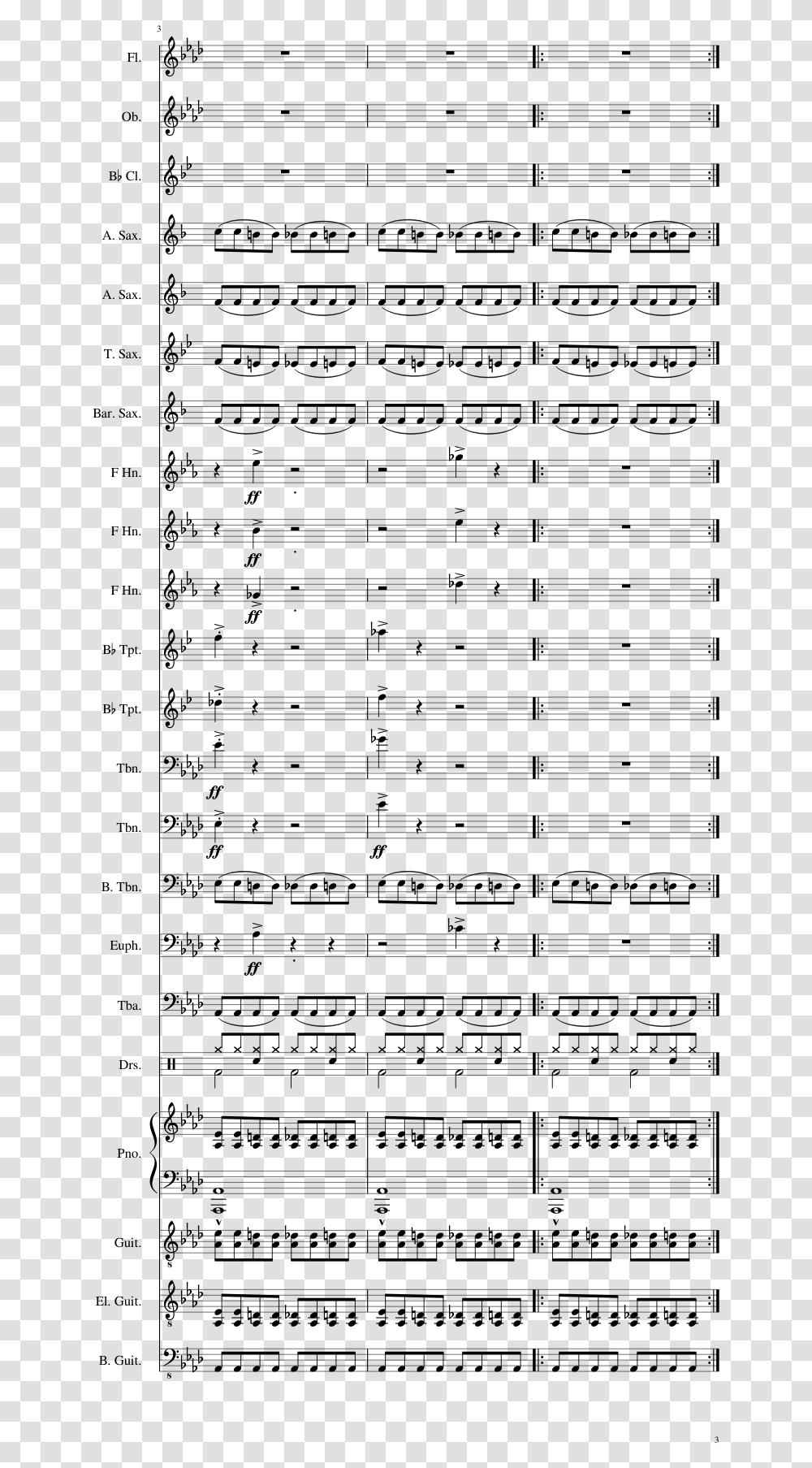 The 1966 Batman Theme Sheet Music Composed By Neal, Gray, World Of Warcraft Transparent Png