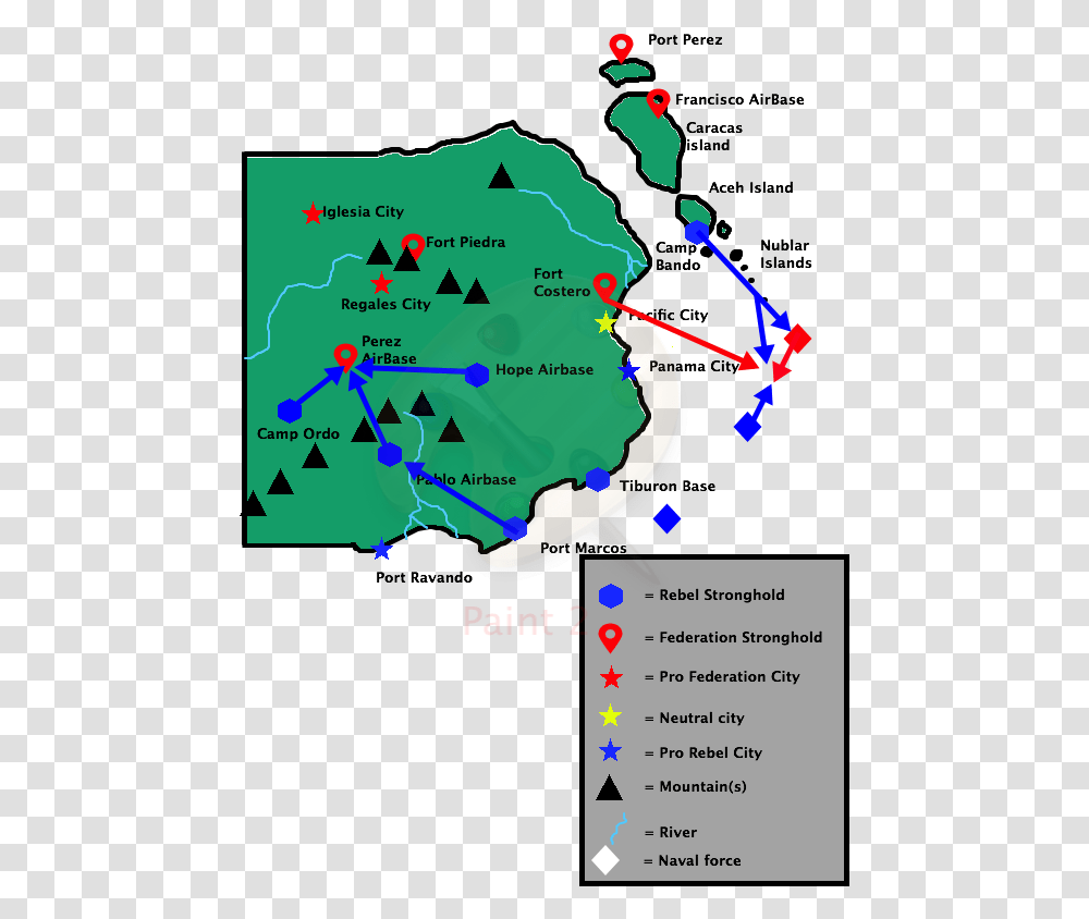 The 1st Rebel Fleet Is Destroyed And General Perez Map, Plot, Diagram, Atlas, Outdoors Transparent Png