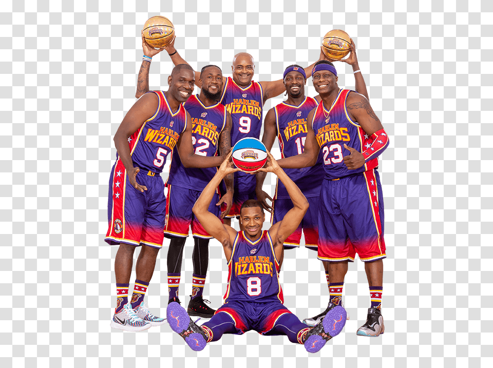 The 2019 20 Harlem Wizards Meet The Players Block Basketball, Person, People, Shoe, Footwear Transparent Png