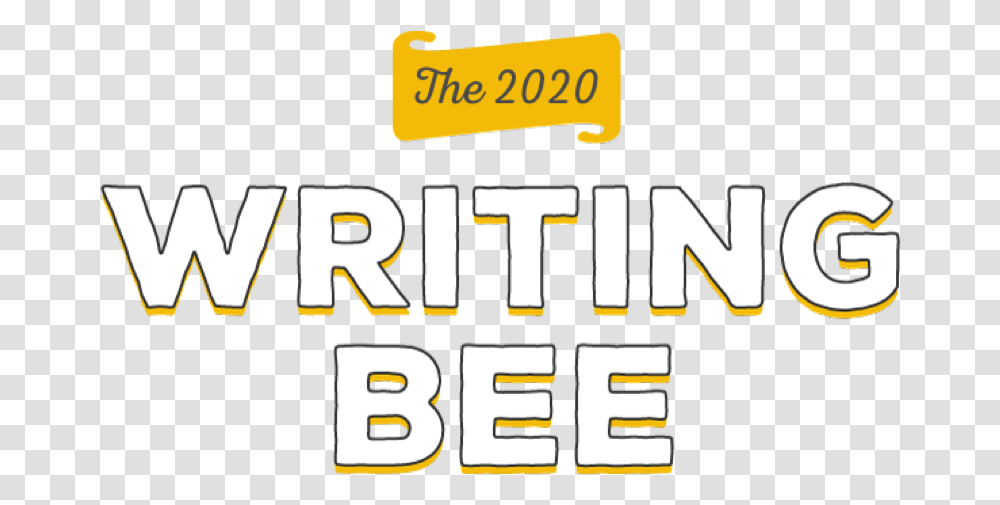 The 2020 Writing Bee Powered By Boomwriter Poster, Text, Word, Label, Alphabet Transparent Png