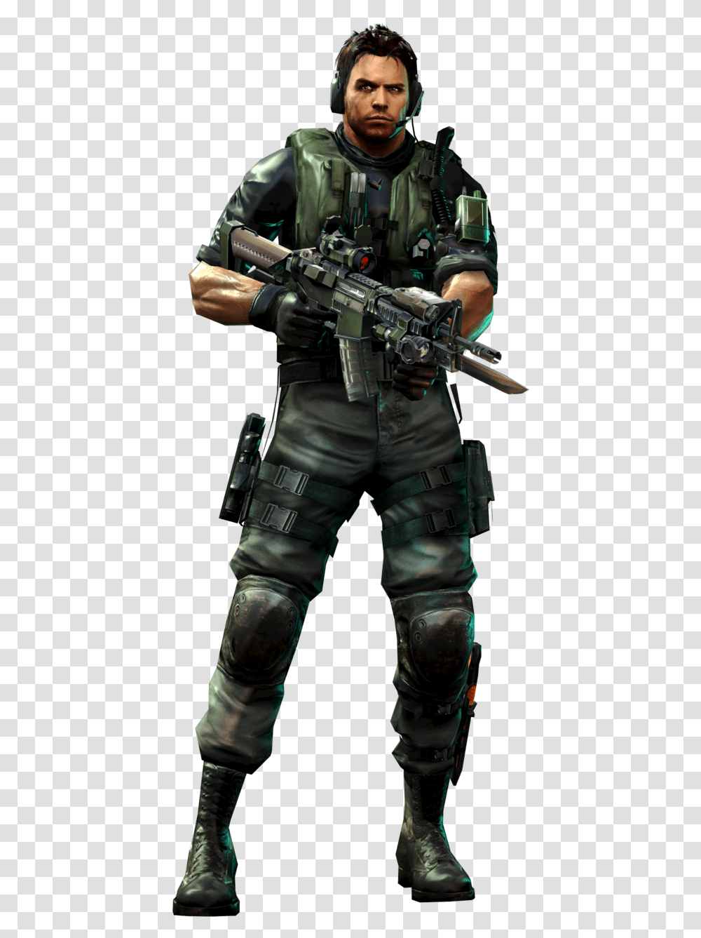 The 25 Best Summer Blockbusters Of All Time Chris Redfield Resident Evil Revelations, Person, Human, Gun, Weapon Transparent Png