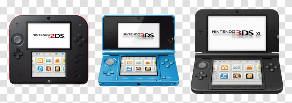 The 2ds 3ds And 3ds Xl 2ds 3ds 3ds Xl, Mobile Phone, Electronics, Cell Phone, Computer Transparent Png